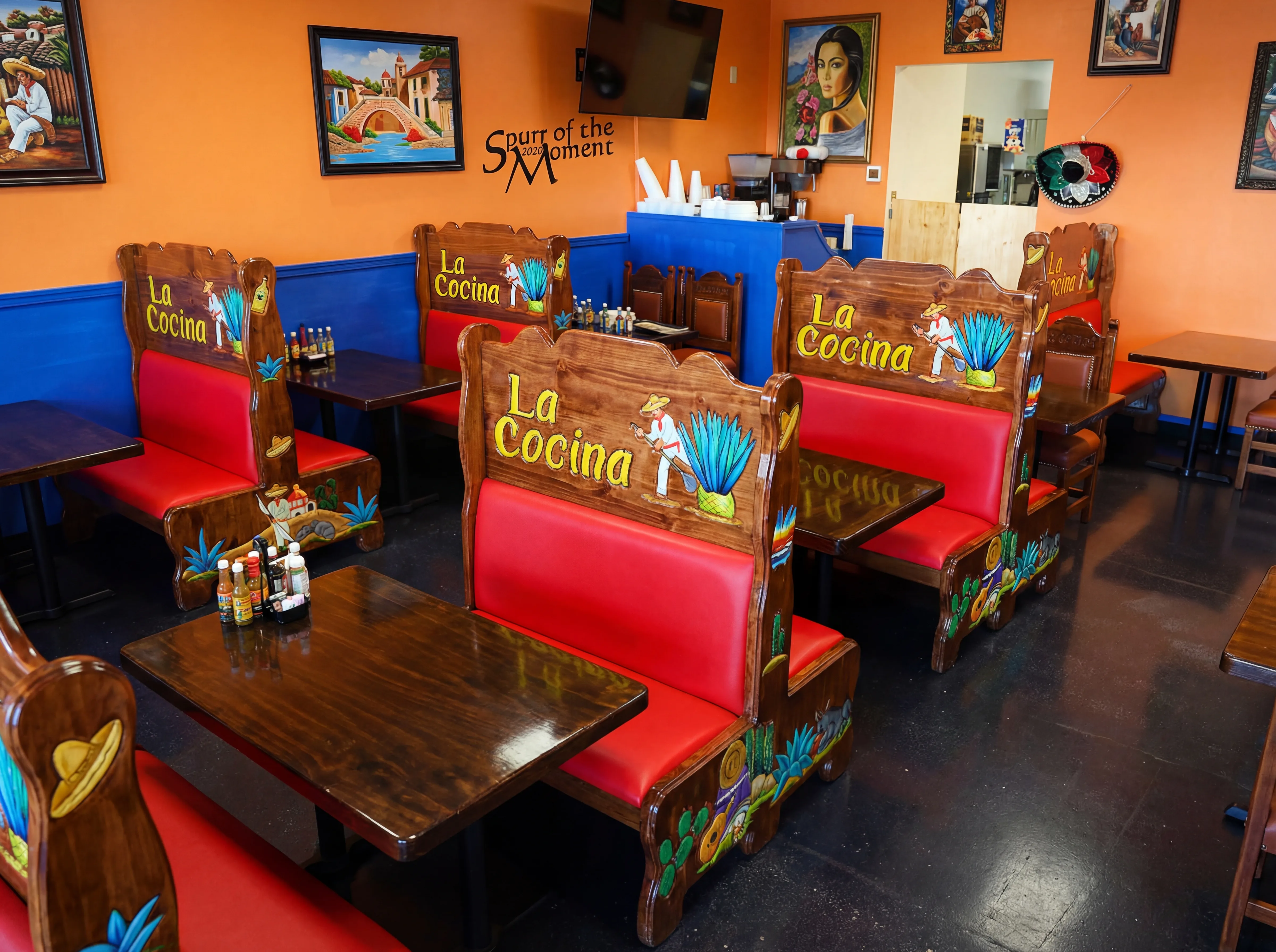 Cozy interior seating