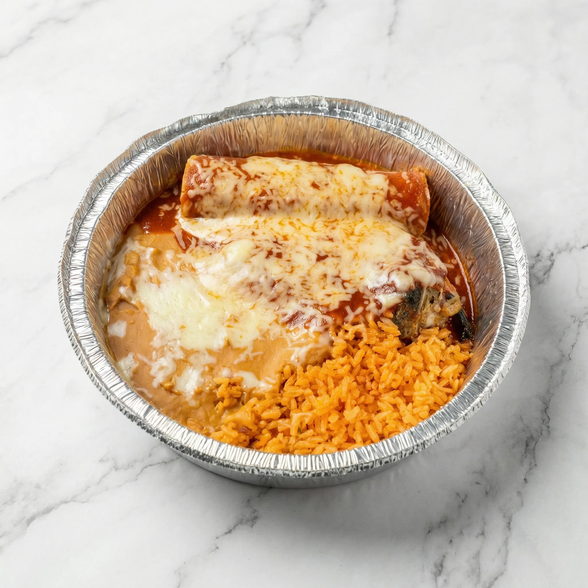 Lunch #7 Chile Relleno dish image