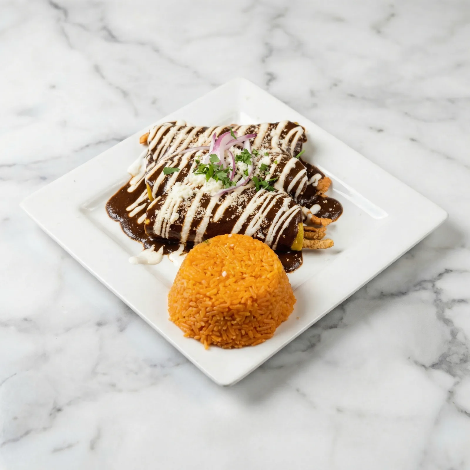 Enchiladas de Mole dish image